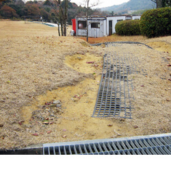 施工場所の整正